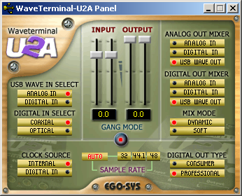 U2A Control Panel applet for Windows